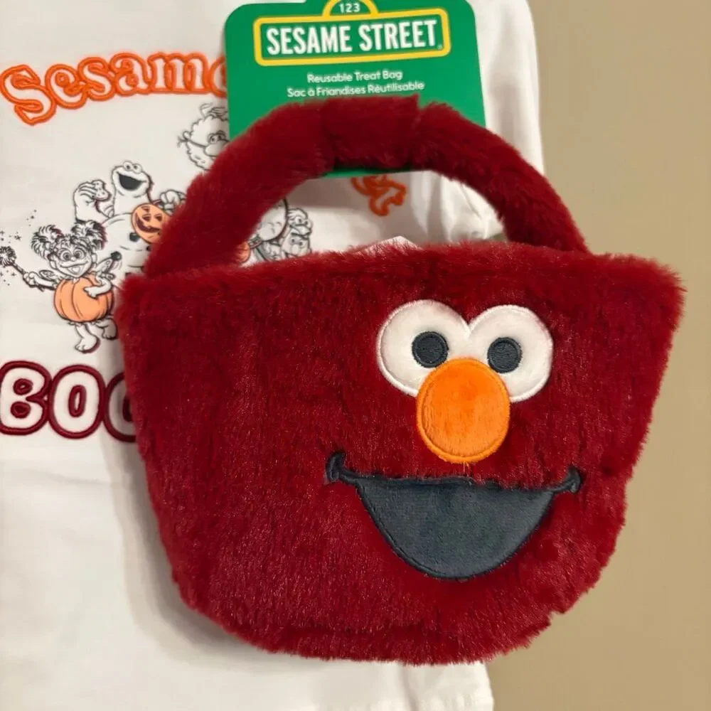 Sesame Street Unisex Boo Crew Glow in the Dark 3 Piece Set Elmo Treat Bucket 18M